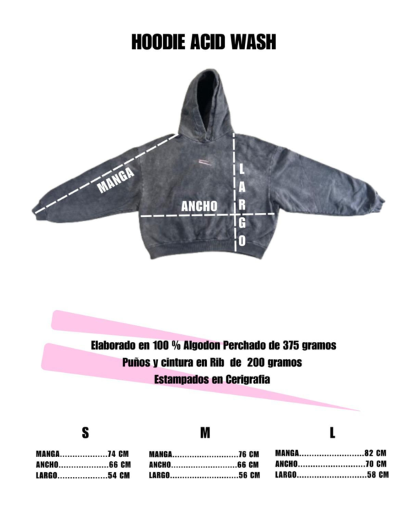 Hoodie Acid Wash - Image 4