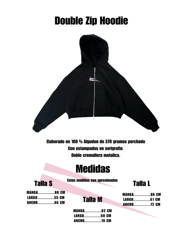 Double Zip Hoodie - Image 6