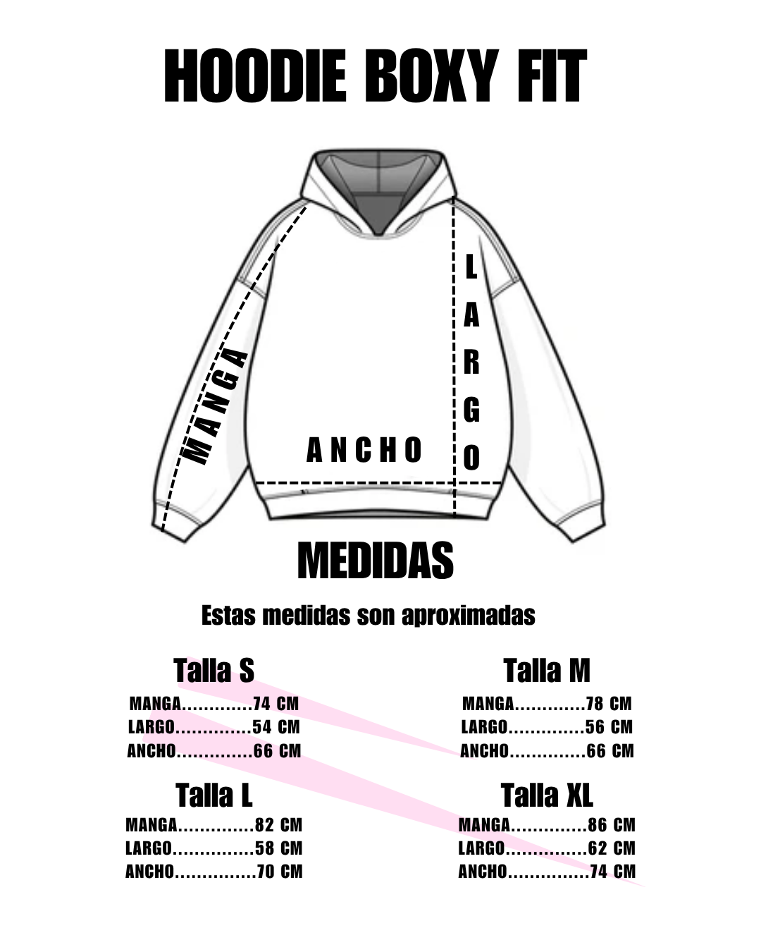 Hoodie Boxy Fit - Azul Acid Wash - Image 3